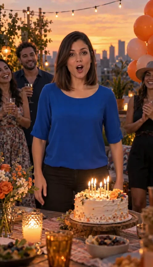Una sorpresa de cumpleaños que acaba en aplausos.